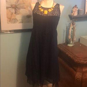 Lauren Conrad Navy Swing Dress